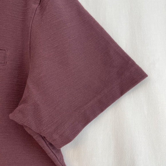 Jachs New York Heavyweight Button Pocket Polo Maroon Men’s Medium - Picture 4 of 11